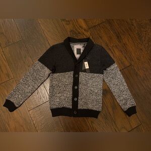 NWT IKKS rule the city boys cardigan sweater size 12